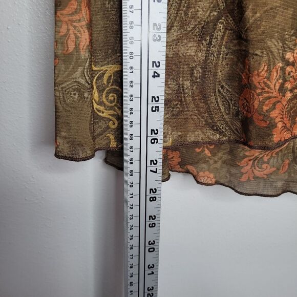 Vintage y2k grunge fairy plus size woodsy wrap top size 3x - Picture 7 of 7